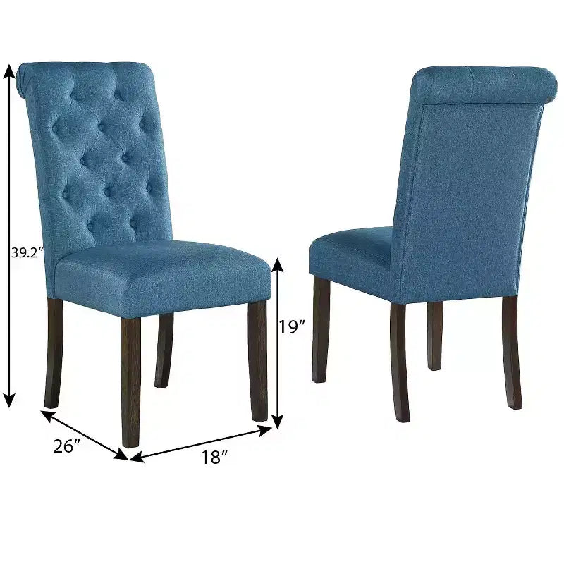 Ensemble de salle à manger 5 pièces Ashford, table à manger avec pieds épingle et 4 chaises, 4 options de couleur