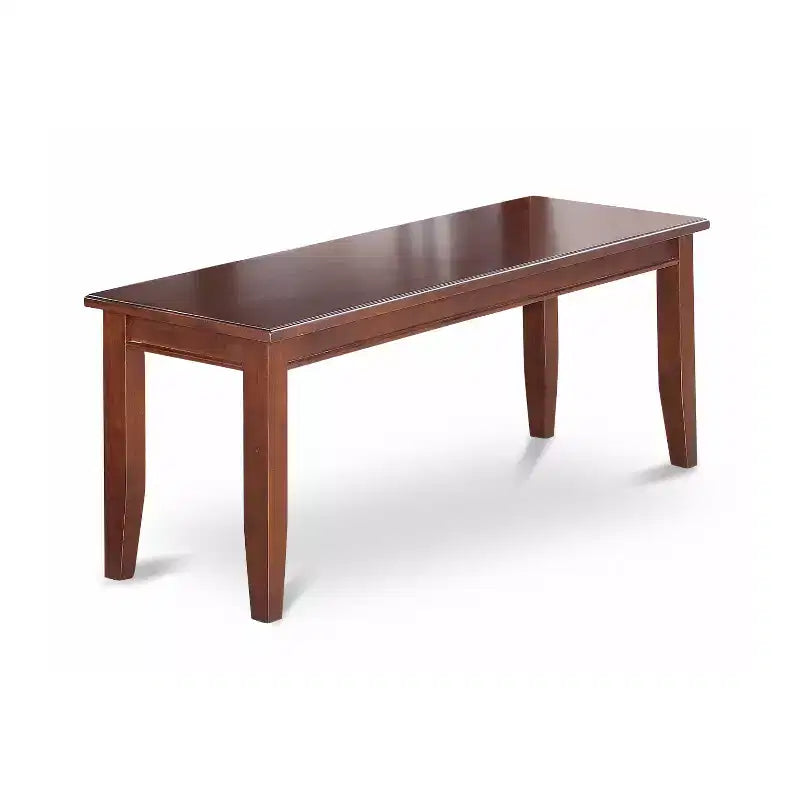 Ensemble table à manger rectangulaire HomeStock marron selle avec 6 chaises