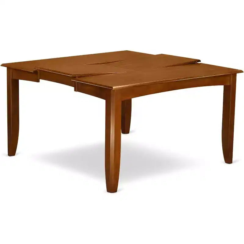 HomeStock Ensemble de 9 pièces Table et chaises de cuisine Marron selle Style traditionnel