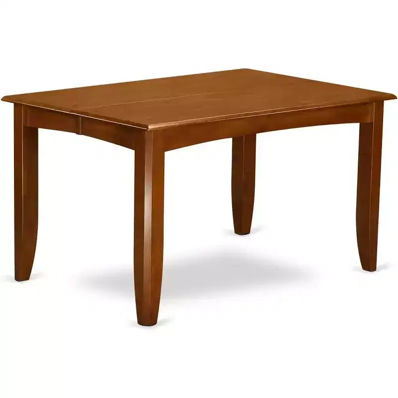 HomeStock Ensemble de 9 pièces Table et chaises de cuisine Marron selle Style traditionnel