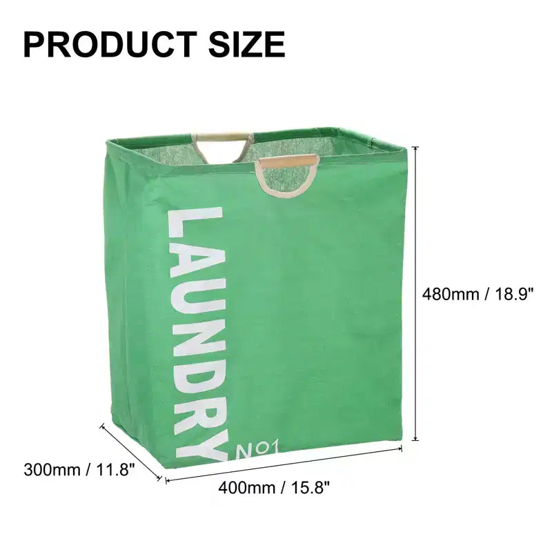 Panier à linge pliable en tissu maillé – Mélange coton-polyester