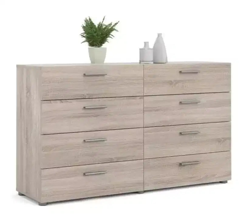 Commode double moderne à 8 tiroirs