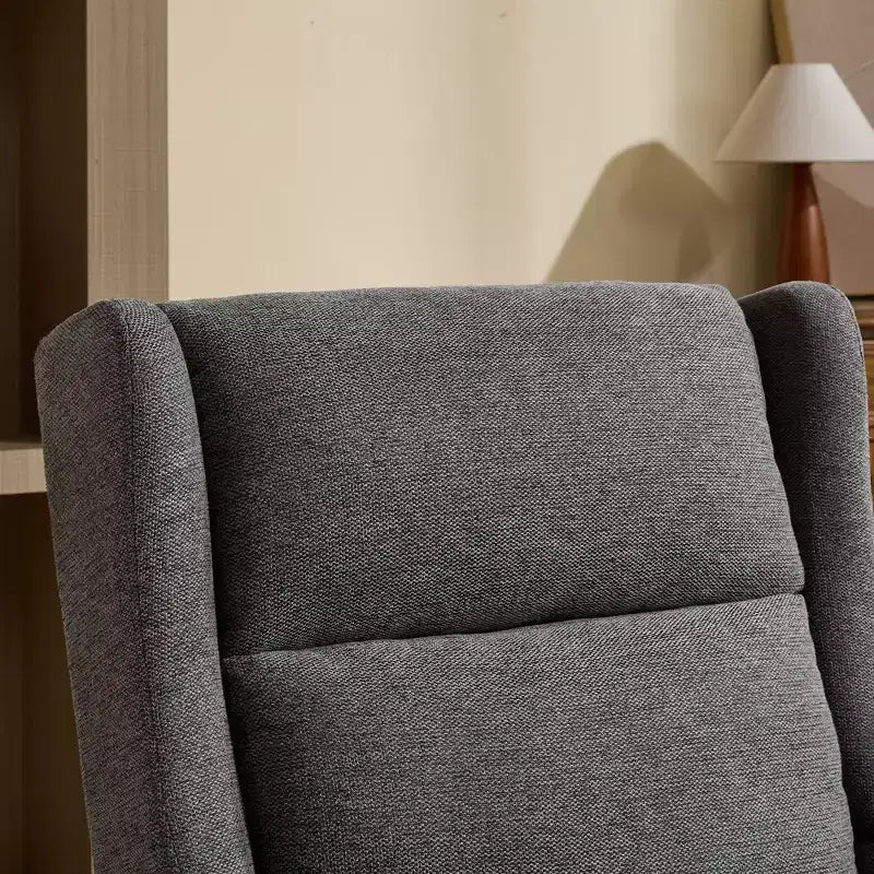 Fauteuil d'appoint moderne à dossier haut – Structure en bois massif, Rembourré