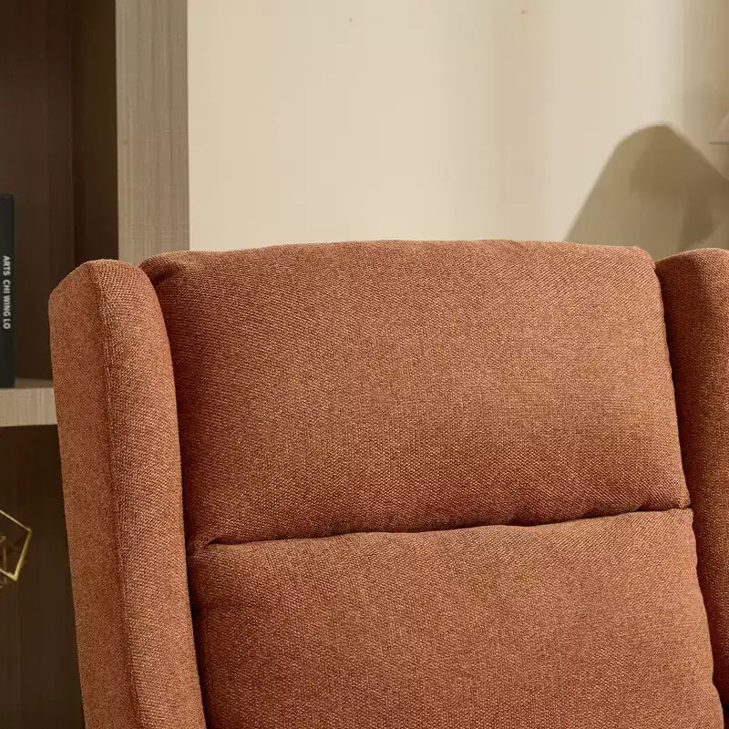 Fauteuil d'appoint moderne à dossier haut – Structure en bois massif, Rembourré