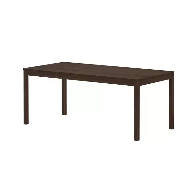 Table à manger rectangulaire en bois de 183 cm pour 6 personnes