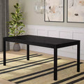 Table à manger rectangulaire en bois de 183 cm pour 6 personnes