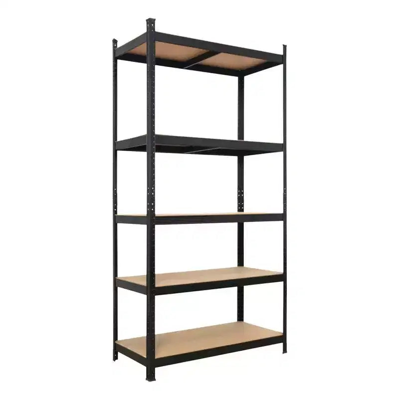 Étagère de rangement en acier à 5 niveaux – Revêtement en poudre, 180 cm de haut