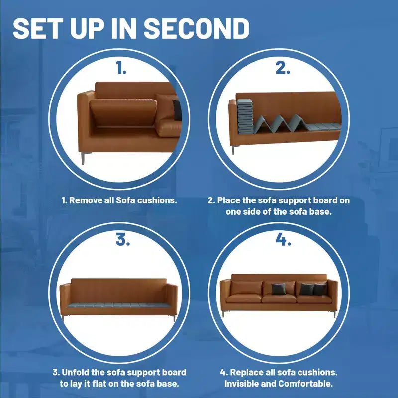 Support de coussin de canapé robuste pour canapés et chaises affaissés