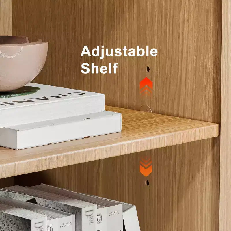 Meuble de Rangement Vitré Grande Capacité – Élégant et Tendance
