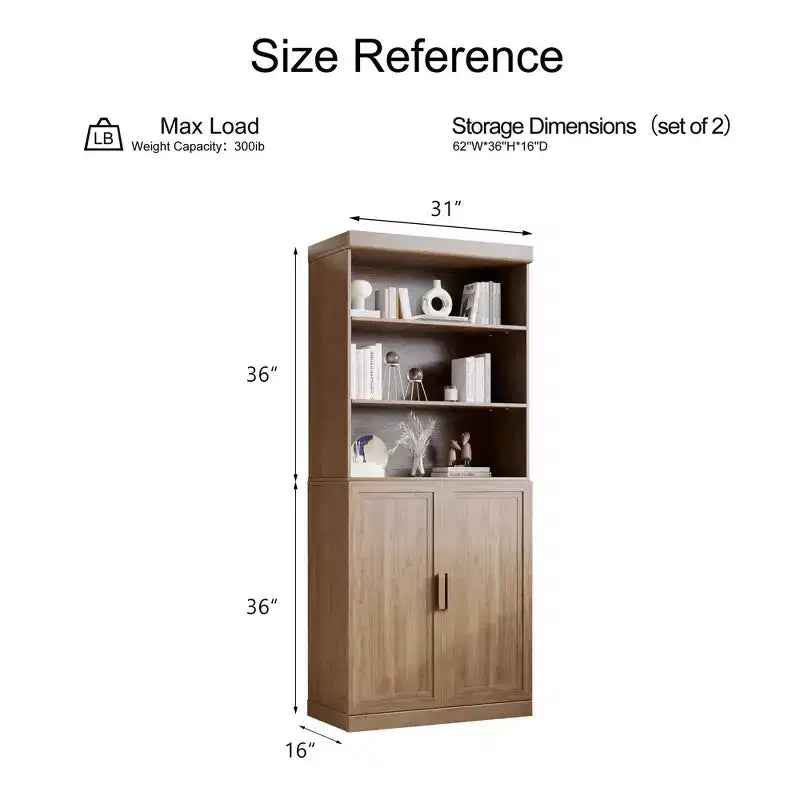 Meuble de Rangement Vitré Grande Capacité – Élégant et Tendance