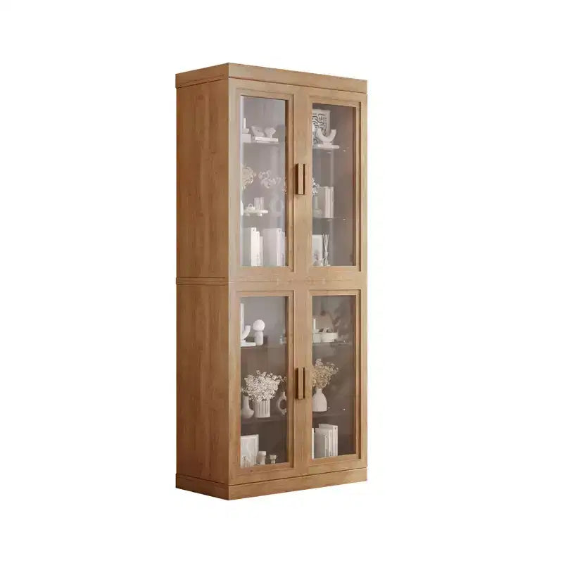 Meuble de rangement vitré – Grande capacité, design simple et élégant