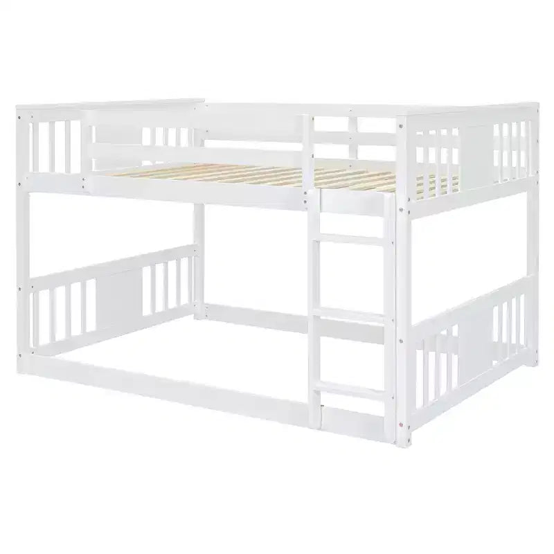 Lit superposé double sur double avec échelle pour chambre à coucher, dortoir