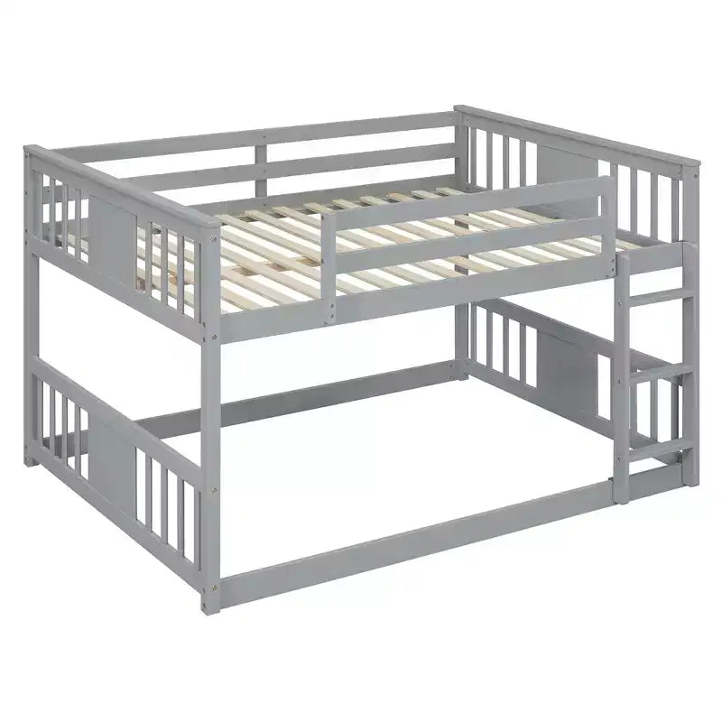 Lit superposé double sur double avec échelle pour chambre à coucher, dortoir