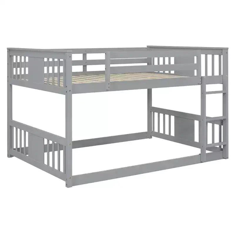 Lit superposé double sur double avec échelle pour chambre à coucher, dortoir