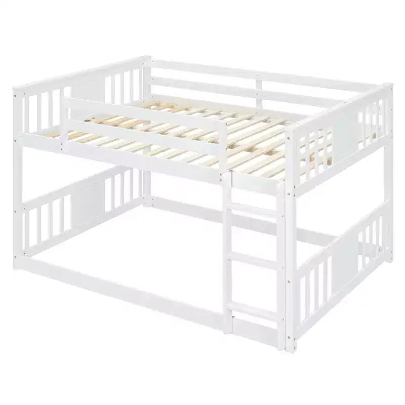 Lit superposé double sur double avec échelle pour chambre à coucher, dortoir