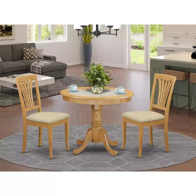 Ensemble petite table de cuisine avec 2 chaises - Ensemble table et chaises de salle à manger