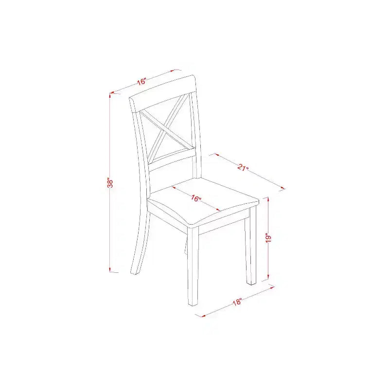 Petit ensemble de salle à manger - Table et chaises de cuisine 3 pièces - Rembourré en lin - Design compact