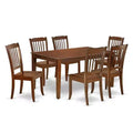 Rectangular Dining Set 7Pc - Rococo Style Table & Chairs - Elegant Dining Room Furniture