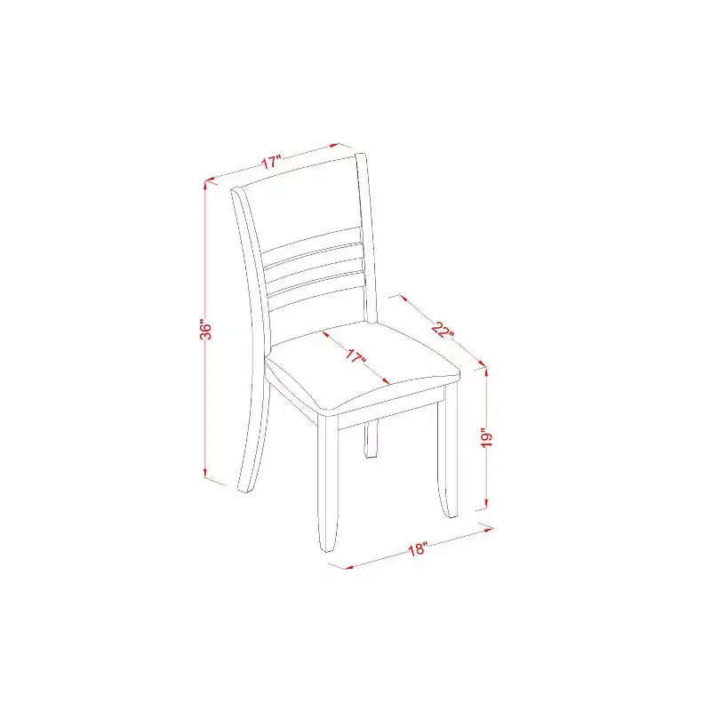Ensemble de salle à manger gothique - Table et chaises - Grande table rectangulaire avec rallonge - Mobilier de salle à manger élégant