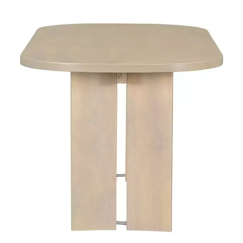 Ensemble de table à manger en bois massif avec banc pour 5 personnes, 6 pièces, ensemble de table de salle à manger rectangulaire rembourrée avec 4 chaises et un banc
