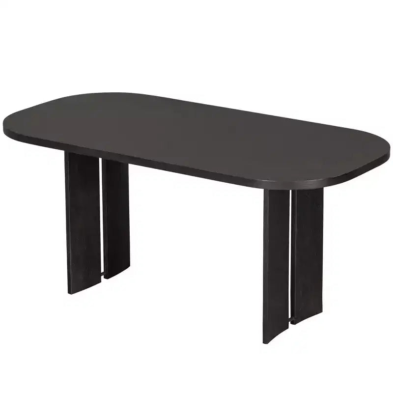 Ensemble de table à manger en bois massif avec banc pour 5 personnes, 6 pièces, ensemble de table de salle à manger rectangulaire rembourrée avec 4 chaises et un banc