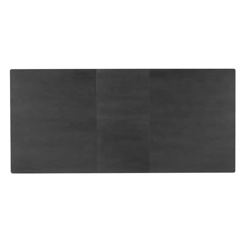 Ensemble de salle à manger rustique extensible pour 6 personnes, table à manger rectangulaire 7 pièces avec 6 chaises rembourrées, ensemble de table de cuisine avec 2 tiroirs