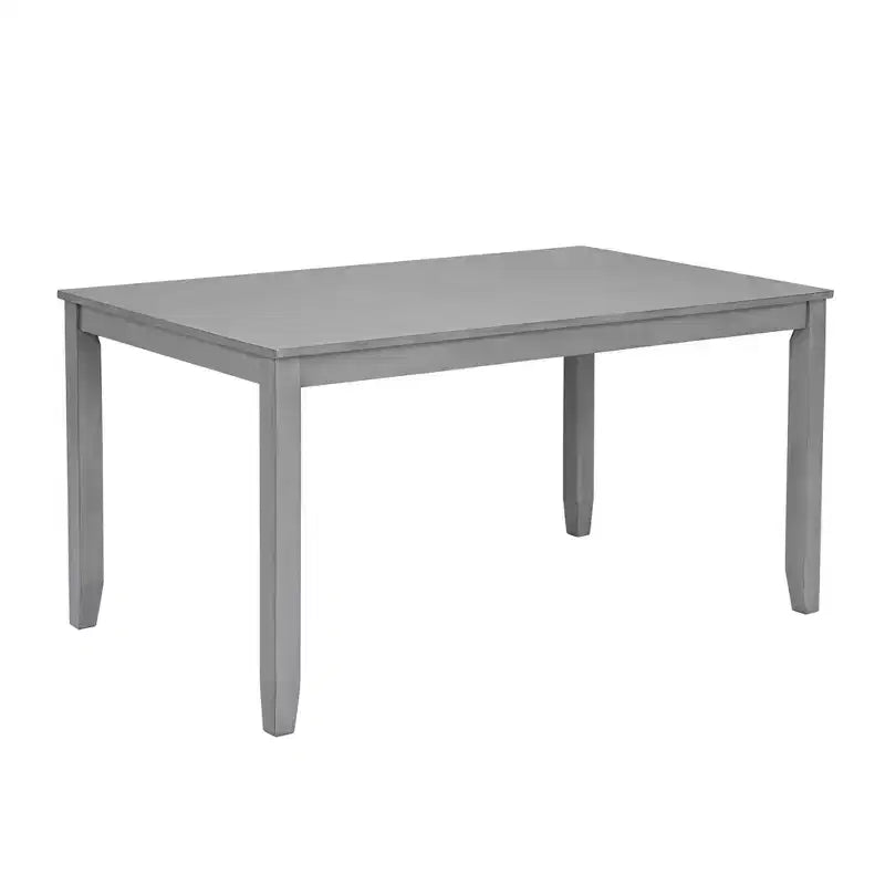 Ensemble de table et de chaises de salle à manger rembourrées GDFStudio Loren modernes en bois massif, 7 pièces
