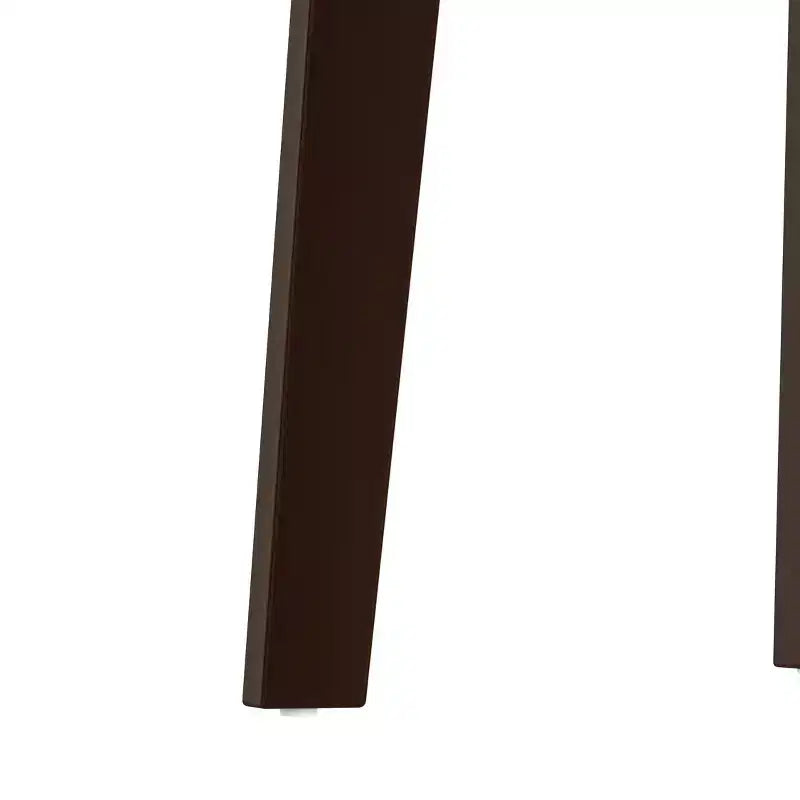 Ensemble de salle à manger en bois rustique pour 4 personnes, table rectangulaire 5 pièces avec chaises rembourrées pour petite cuisine