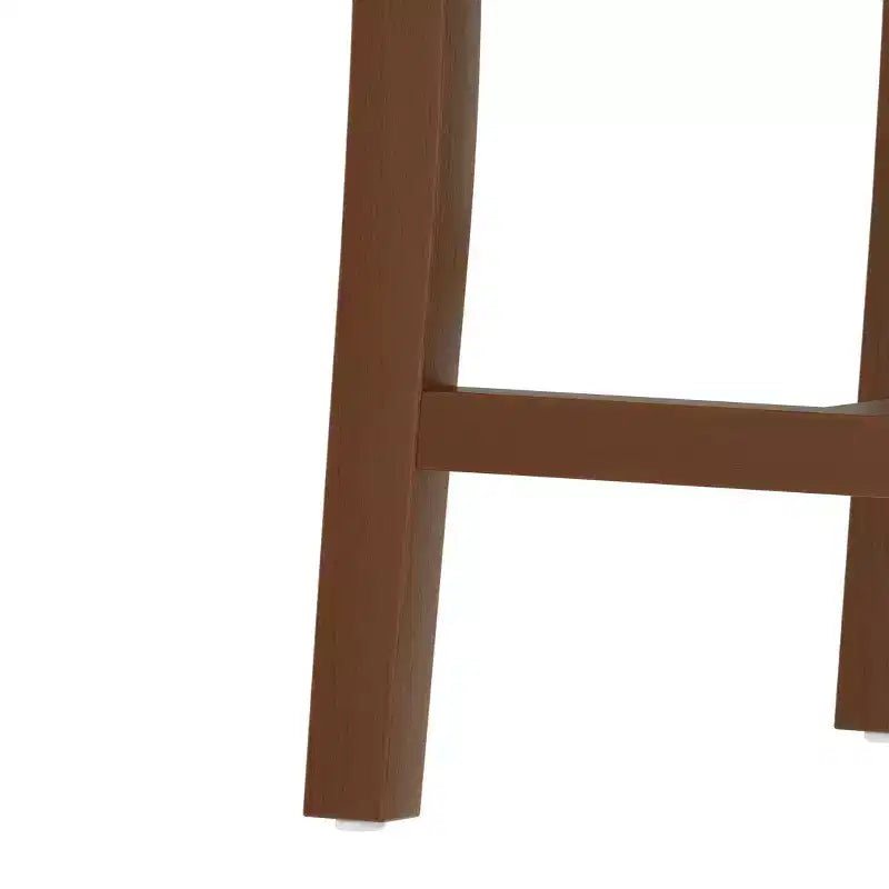 Ensemble de salle à manger en bois rustique pour 4 personnes, table rectangulaire 5 pièces avec chaises rembourrées pour petite cuisine