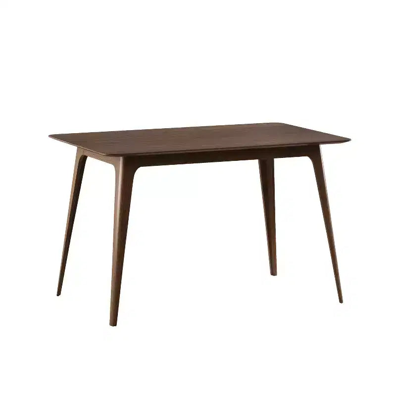 Ensemble de salle à manger moderne pour 4 personnes, 5 pièces, ensemble de table rectangulaire en bois massif avec 4 chaises rembourrées pour petite cuisine