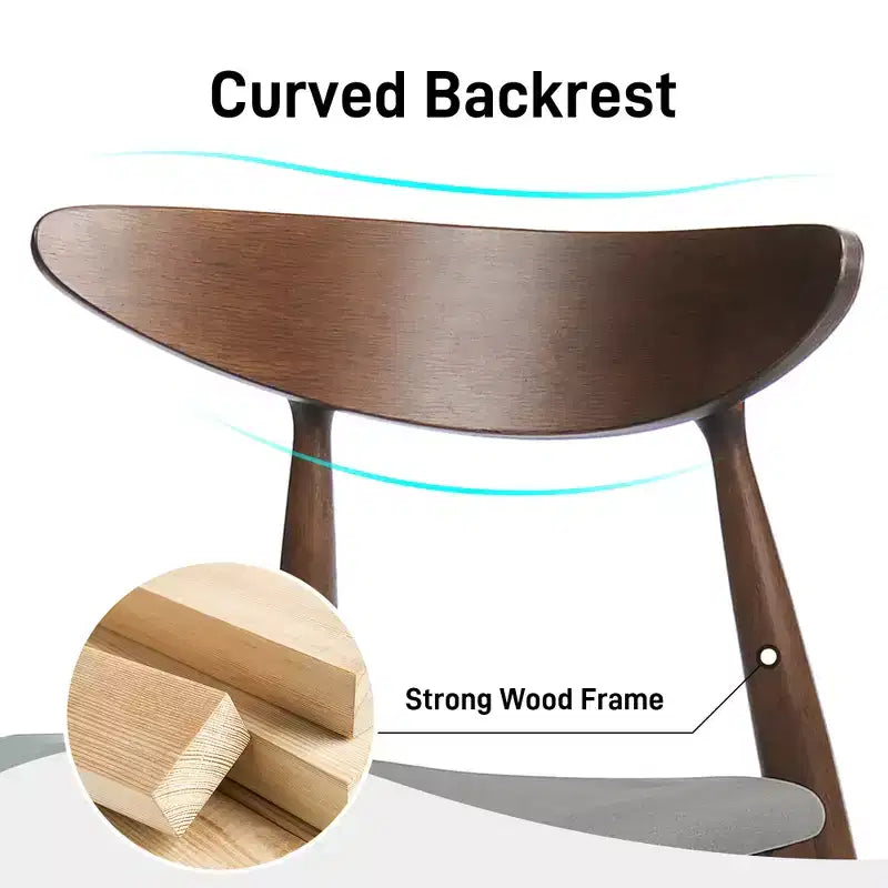 Ensemble de salle à manger moderne pour 4 personnes, 5 pièces, ensemble de table rectangulaire en bois massif avec 4 chaises rembourrées pour petite cuisine