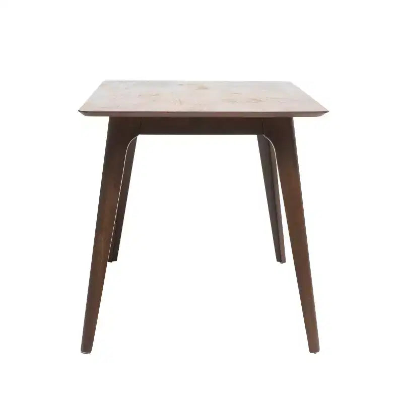 Ensemble de salle à manger moderne pour 4 personnes, 5 pièces, ensemble de table rectangulaire en bois massif avec 4 chaises rembourrées pour petite cuisine