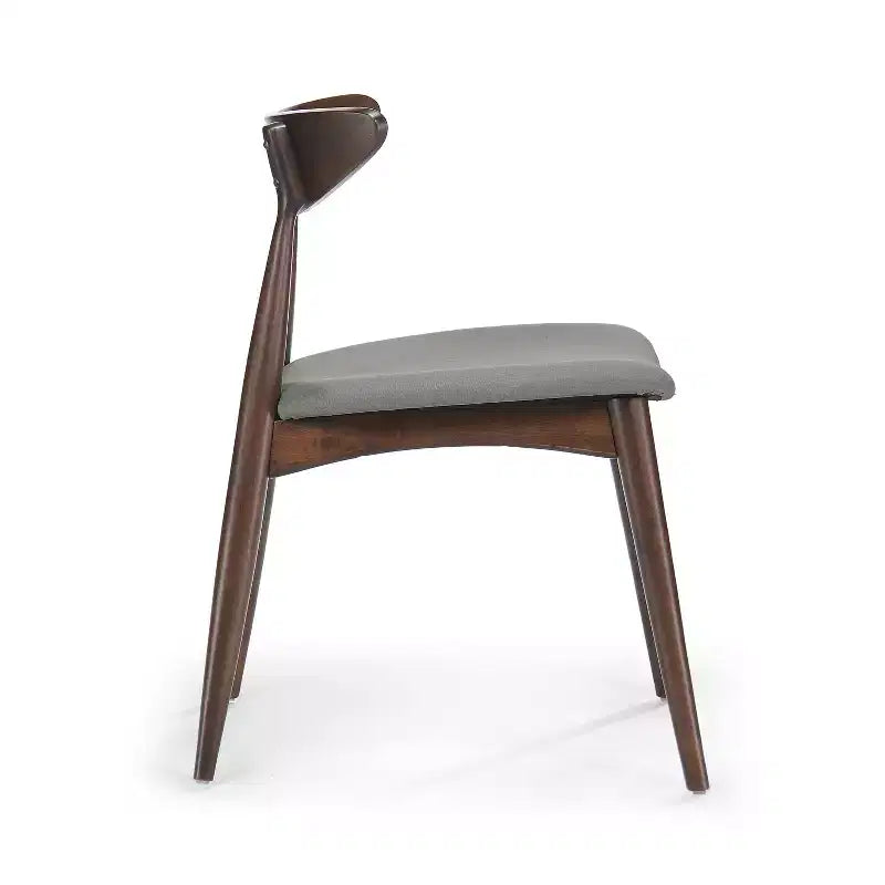 Ensemble de salle à manger moderne pour 4 personnes, 5 pièces, ensemble de table rectangulaire en bois massif avec 4 chaises rembourrées pour petite cuisine