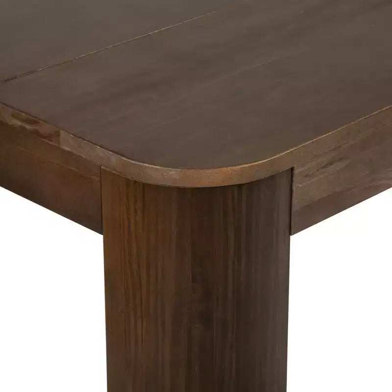 Ensemble table à manger moderne en bois massif Plank+Beam 72 avec 2 bancs